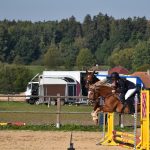 V Sudoměřicích u Bechyně uspořádali podzimní parkurové závody. Příležitost dostaly i jezdecké naděje