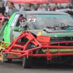Burácení motorů i pomoc Sebastianovi. Destrukční derby ve Strakonicích ovládli Sova a Dusík