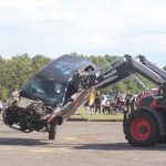 Burácení motorů i pomoc Sebastianovi. Destrukční derby ve Strakonicích ovládli Sova a Dusík