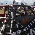 Burácení motorů i pomoc Sebastianovi. Destrukční derby ve Strakonicích ovládli Sova a Dusík