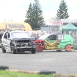 Burácení motorů i pomoc Sebastianovi. Destrukční derby ve Strakonicích ovládli Sova a Dusík