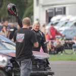 Burácení motorů i pomoc Sebastianovi. Destrukční derby ve Strakonicích ovládli Sova a Dusík