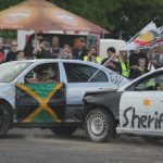 Burácení motorů i pomoc Sebastianovi. Destrukční derby ve Strakonicích ovládli Sova a Dusík