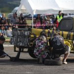 Burácení motorů i pomoc Sebastianovi. Destrukční derby ve Strakonicích ovládli Sova a Dusík