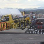 Burácení motorů i pomoc Sebastianovi. Destrukční derby ve Strakonicích ovládli Sova a Dusík