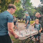 Hokejisté Písku vyrazili za fanoušky. V parku se podepisovali hráči i známí odchovanci