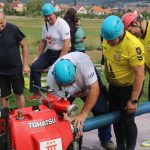 Na Hradišti hasiči bojovali s větrem. Soutěž se tam vrátila po více než deseti letech
