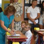 Poprvé do lavic. V Milevsku přivítali nové prvňáčky