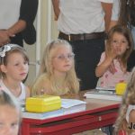 Poprvé do lavic. V Milevsku přivítali nové prvňáčky