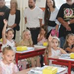 Poprvé do lavic. V Milevsku přivítali nové prvňáčky