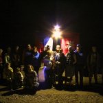 Světla nad bunkry rozzářila i řopíky pod Podolským mostem. Běžně jsou pod vodou