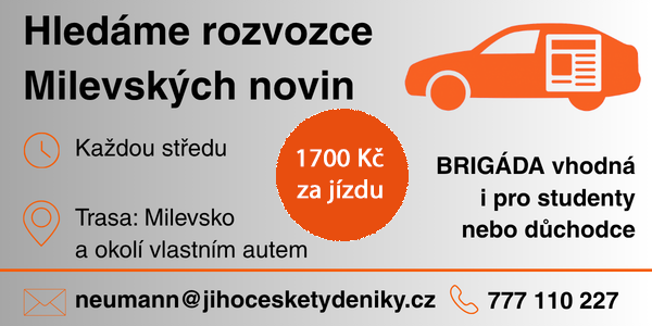 Milevské noviny nesou čerstvé zprávy z regionu - Jižní Čechy Teď!