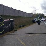 Tři zranění po čelním střetu aut na Krumlovsku
