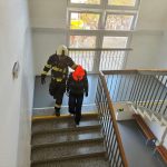 Studenti strakonického gymnázia cvičili, jak zvládnout požár ve škole