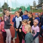 Za nejmenšími atlety z milevského Sokola přijela reprezentantka Adéla Tkáčová