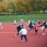 Za nejmenšími atlety z milevského Sokola přijela reprezentantka Adéla Tkáčová