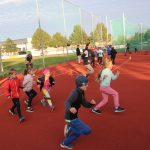 Za nejmenšími atlety z milevského Sokola přijela reprezentantka Adéla Tkáčová