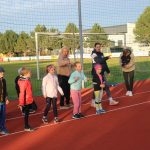 Za nejmenšími atlety z milevského Sokola přijela reprezentantka Adéla Tkáčová