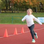 Za nejmenšími atlety z milevského Sokola přijela reprezentantka Adéla Tkáčová