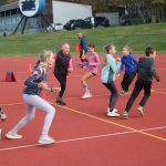 Za nejmenšími atlety z milevského Sokola přijela reprezentantka Adéla Tkáčová