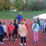 Za nejmenšími atlety z milevského Sokola přijela reprezentantka Adéla Tkáčová