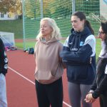 Za nejmenšími atlety z milevského Sokola přijela reprezentantka Adéla Tkáčová
