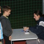 Za nejmenšími atlety z milevského Sokola přijela reprezentantka Adéla Tkáčová