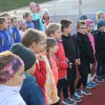 Za nejmenšími atlety z milevského Sokola přijela reprezentantka Adéla Tkáčová