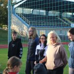 Za nejmenšími atlety z milevského Sokola přijela reprezentantka Adéla Tkáčová