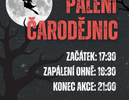 V Jindřichově Hradci se chystá čarodějnický rej v parku pod gymnáziem