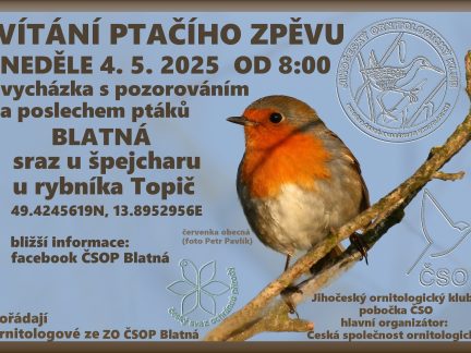 Kam vyrazit o víkendu na Strakonicku? Trojitá zábava v Hornosíně nebo vítání ptačího zpěvu v Blatné