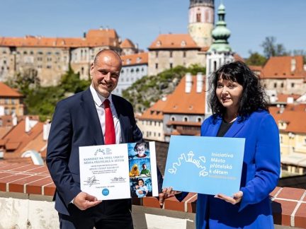 Český Krumlov je jako první v České republice na cestě k titulu Město přátelské k dětem