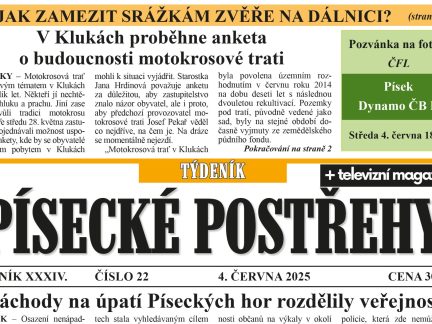 Co přinesou středeční Písecké postřehy?