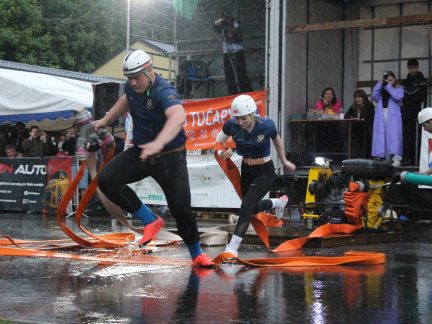 Táborská hasičská liga začala. V Tučapech vyhráli muži Krotějova, ženy ze Slap, dorost Svatého Pole a veteráni Řepče