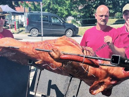 Na Trhovosvinenském pečení selat brali dvě první místa buk-KVÍK-čáci