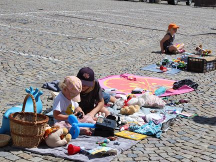 Cílem sousedské slavnosti na táborské pěší zóně bylo, aby se lidé potkali