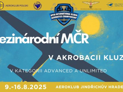 V Jindřichově Hradci uskuteční Mezinárodní mistrovství České republiky v bezmotorové akrobacii