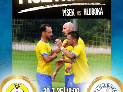 Dnes na generálku! Písecké fotbalisty prověří divizní Hluboká i s Korešem