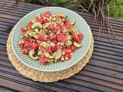 DOBROTY: Salát z melounu, fety a okurky