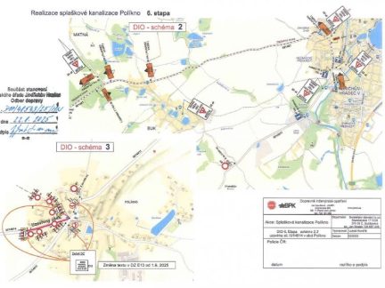 Uzavírka v Políkně se prodlouží, autobusy a vozidla záchranného systému projedou