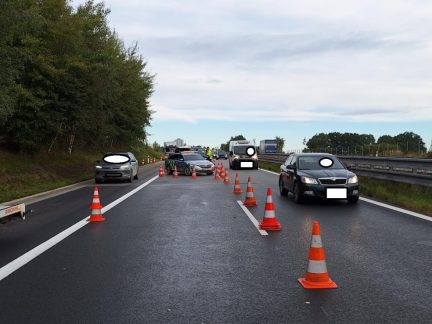 Policie zveřejnila výsledek historicky největší akce na dálnici D3 u Tábora