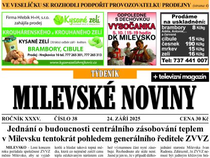 Milevské noviny nesou čerstvé zprávy z regionu