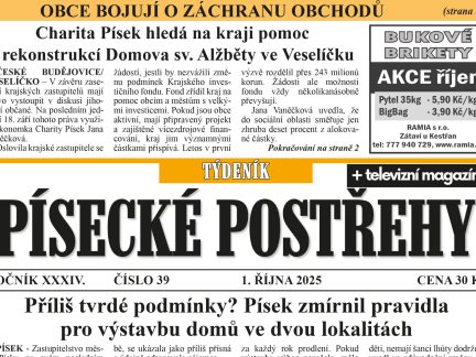 Co přinesou středeční Písecké postřehy?