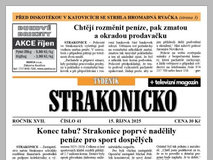Co se dočtete v novém vydání Týdeníku Strakonicko?
