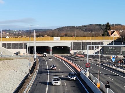 Tunel Pohůrka čeká v listopadu pravidelná údržba, řidiči se musí připravit na omezení v dopravě