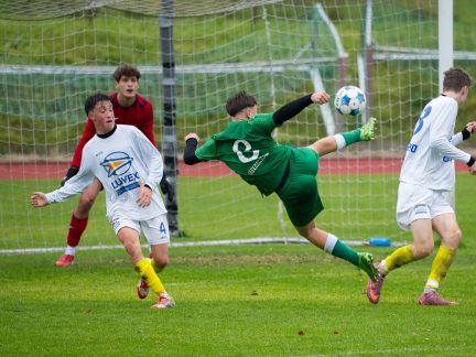 Fotbal: Starší dorostenci Krumlova ztratili třetí zápas v řadě. Milevsko ožilo po výhře 4:0