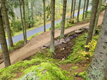 Druhá etapa trailů v lokalitě Libín se začne stavět v lednu