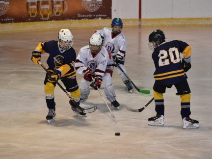 Mladší žáci HC Strakonice zachraňovali remízu v závěru