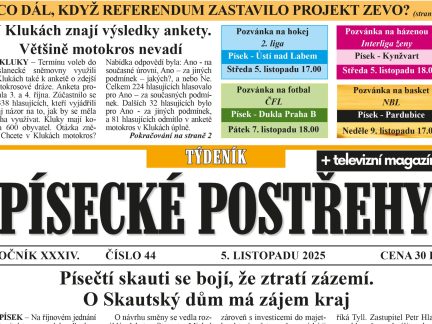 Co přinesou středeční Písecké postřehy?