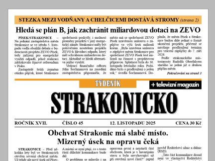Co se dočtete v novém vydání Týdeníku Strakonicko?